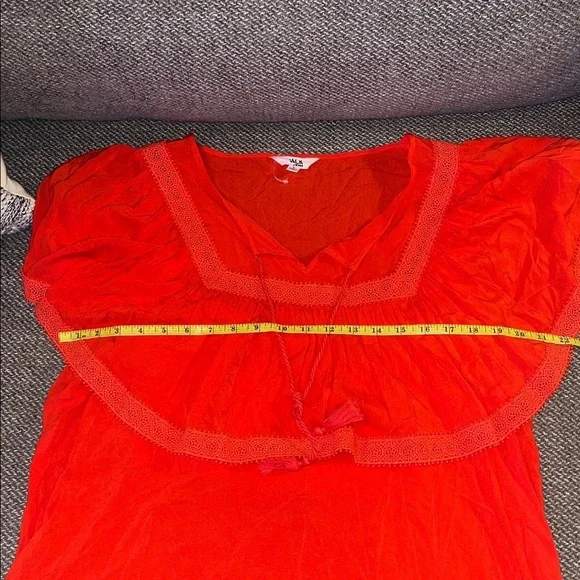 BB Dakota Bold Orangish Red Top​​ - Picture 4 of 8